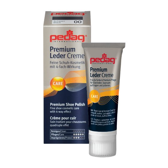 pedag Premium Leder Creme schwarz