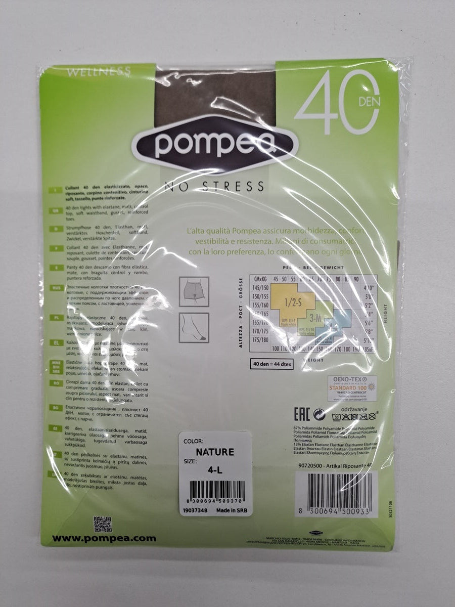 Pompea Strumpfhose 7005 nature 40 DEN