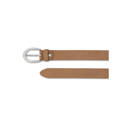 Bernd Götz Velourledergürtel in Camel – Modell 351994- Detailansicht