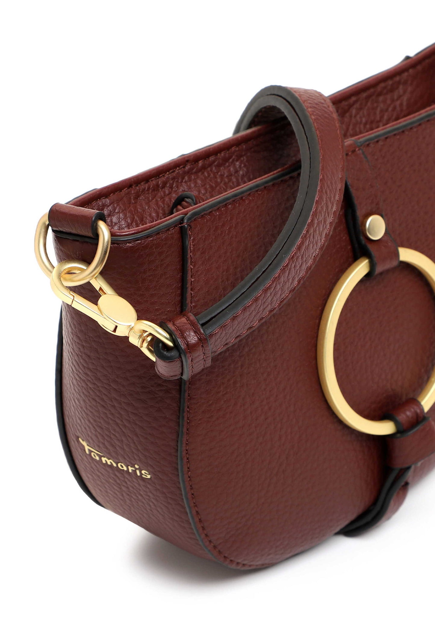Tamaris Umhängetasche 34820 Weinrot - TAS Maischa Detailansicht Golddetails