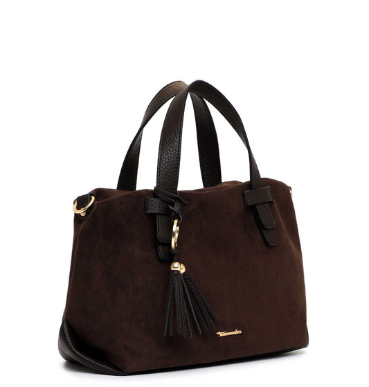 Tamaris Cityshopper 34883 Dunkelbraun - Praktisch und stilvoll zugleich Frontansicht