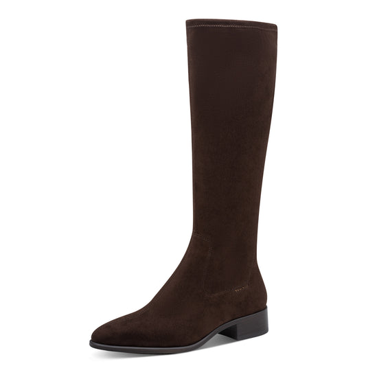 Tamaris Stiefel 25540 Mocca - Vegan und Touch-it Fußbett - Vorderansicht