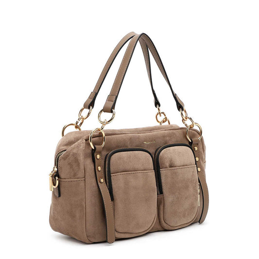 Tamaris Shopper Manja 34874 Taupe - Stilvoll organisiert durch den Alltag - Seitenansicht