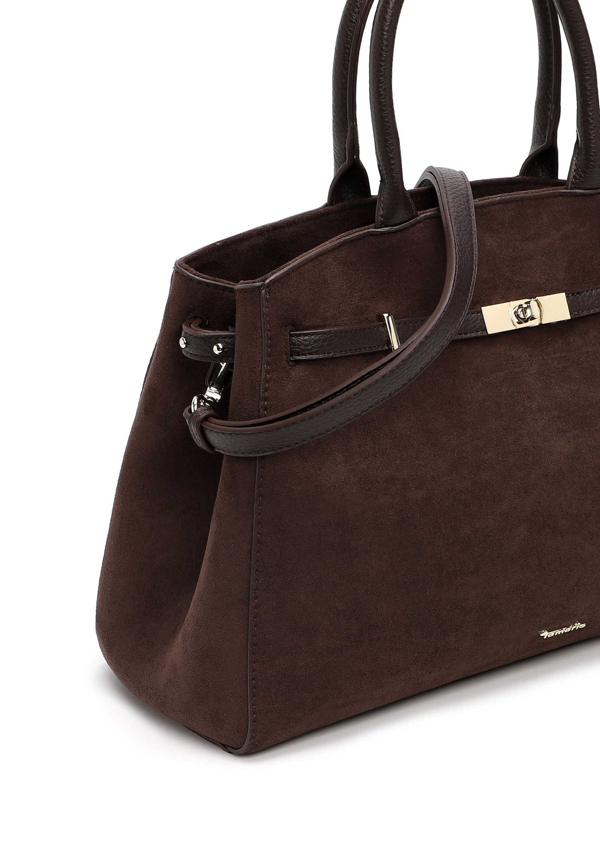 Tamaris Shopper Martina 35022 Dunkelbraun - für Büro, City & Freizeit - Detailansicht