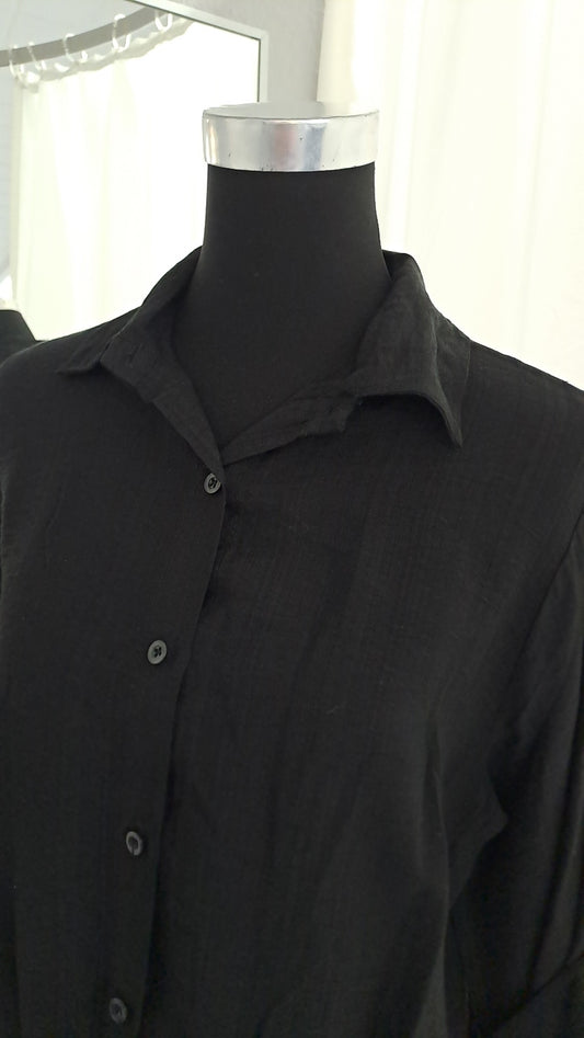 Flora Fashion Bluse 1922 Schwarz