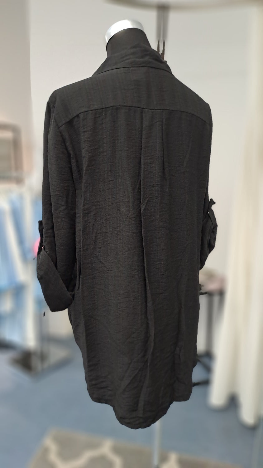 Flora Fashion Bluse 1922 Schwarz