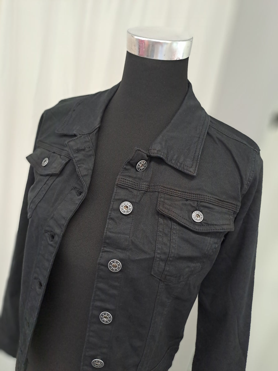 Melly & Co Jeansjacke 16553 Schwarz