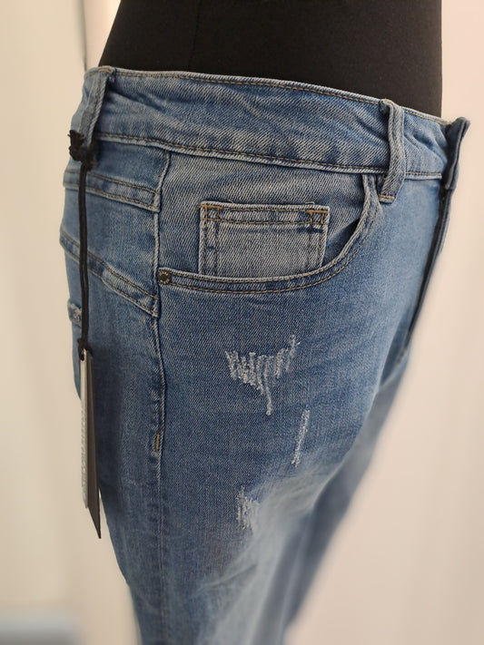 3D Denim Jeans 16021 Blau