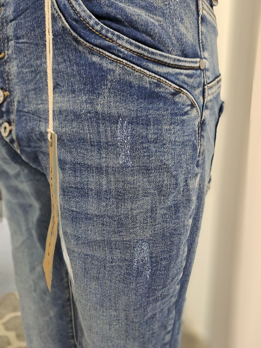 Melly & Co Jeans 16066 Blau