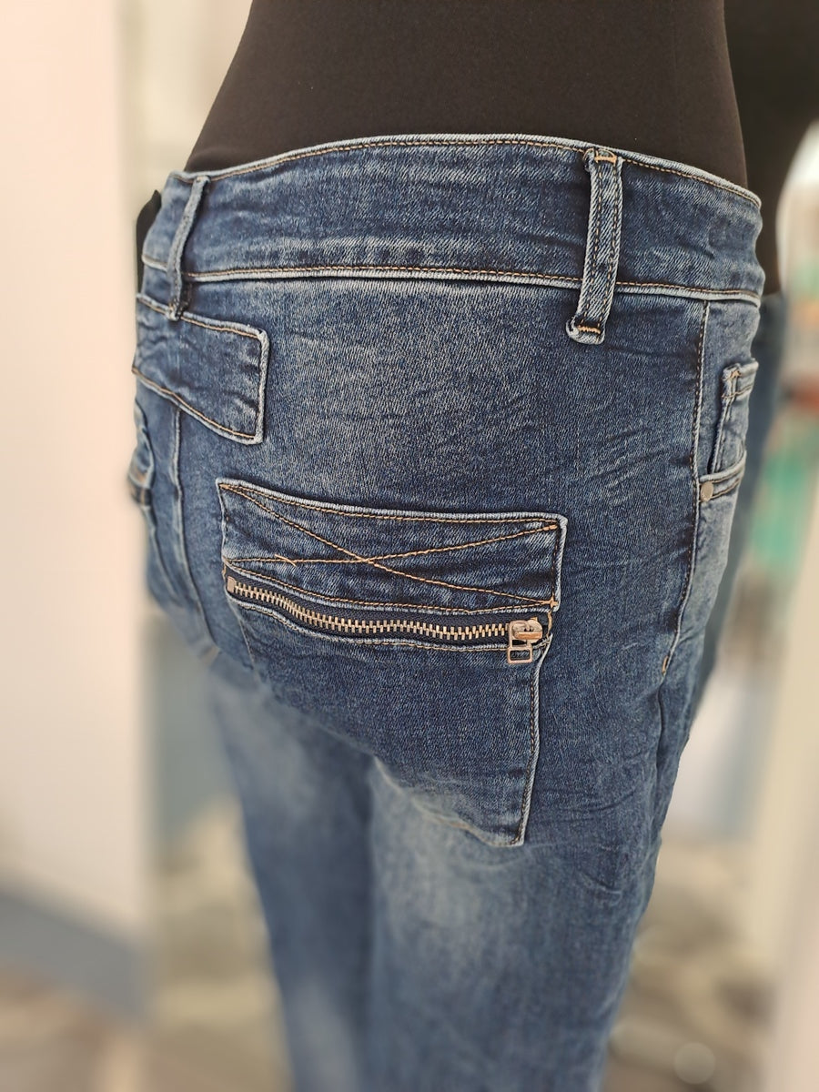 Melly & Co Jeans 14842 Blau
