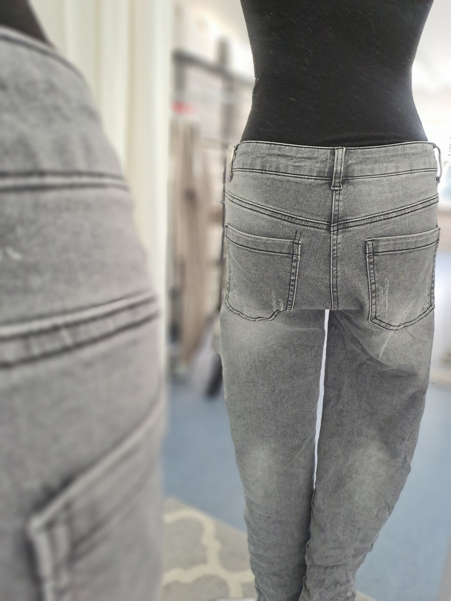 Melly & Co Jeans 15221 Grau
