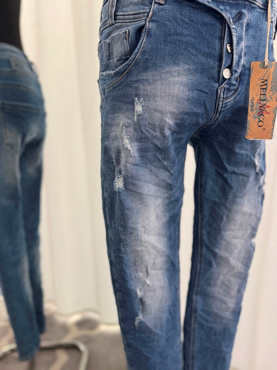 Melly & Co Jeans 16051 Blau
