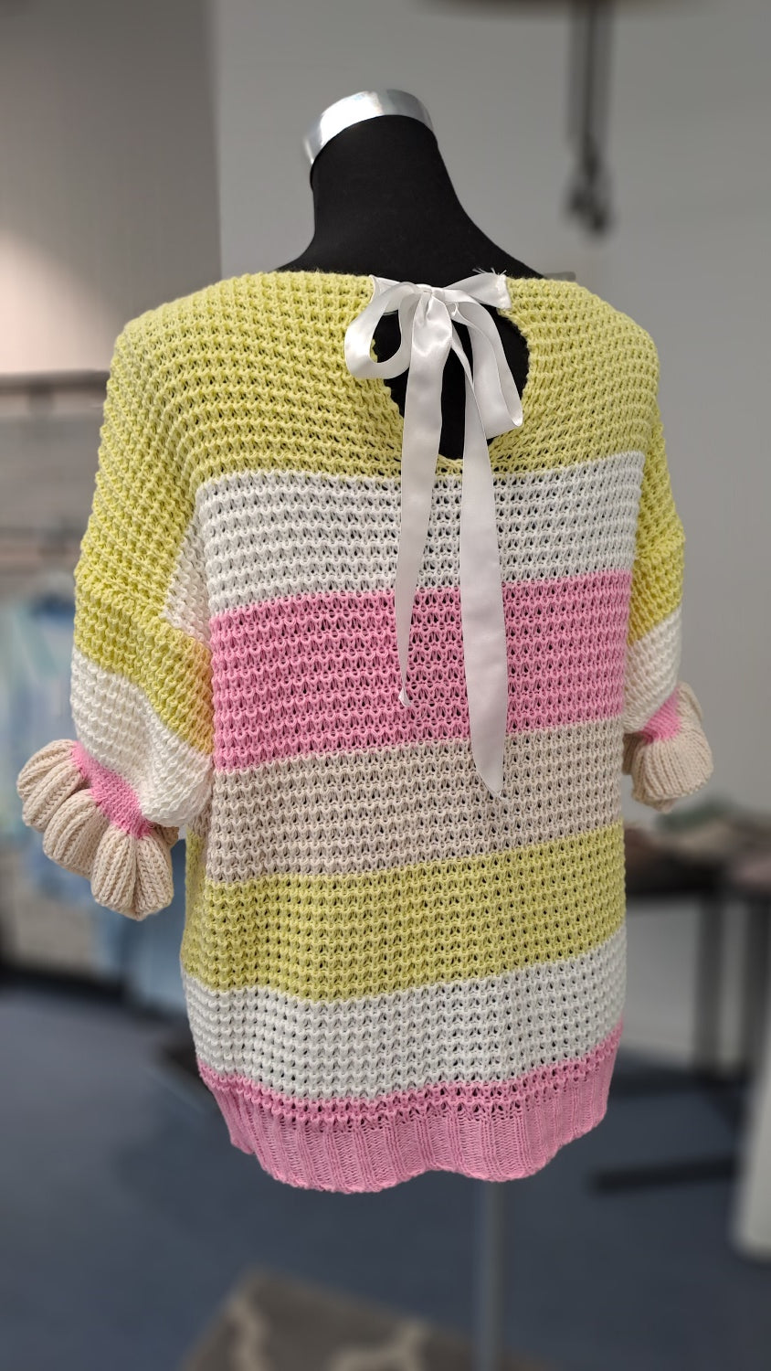 Young Collection Strickpulli Multicolor gestreift (Modell 2901)