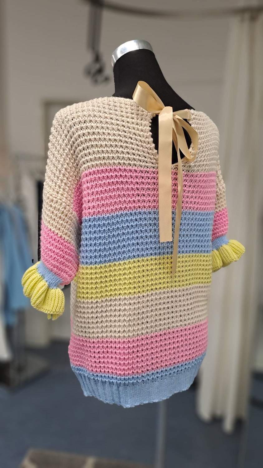 Young Collection Strickpulli Multicolor gestreift (Modell 2903)