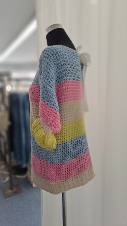 Young Collection Strickpulli Multicolor gestreift (Modell 2904)