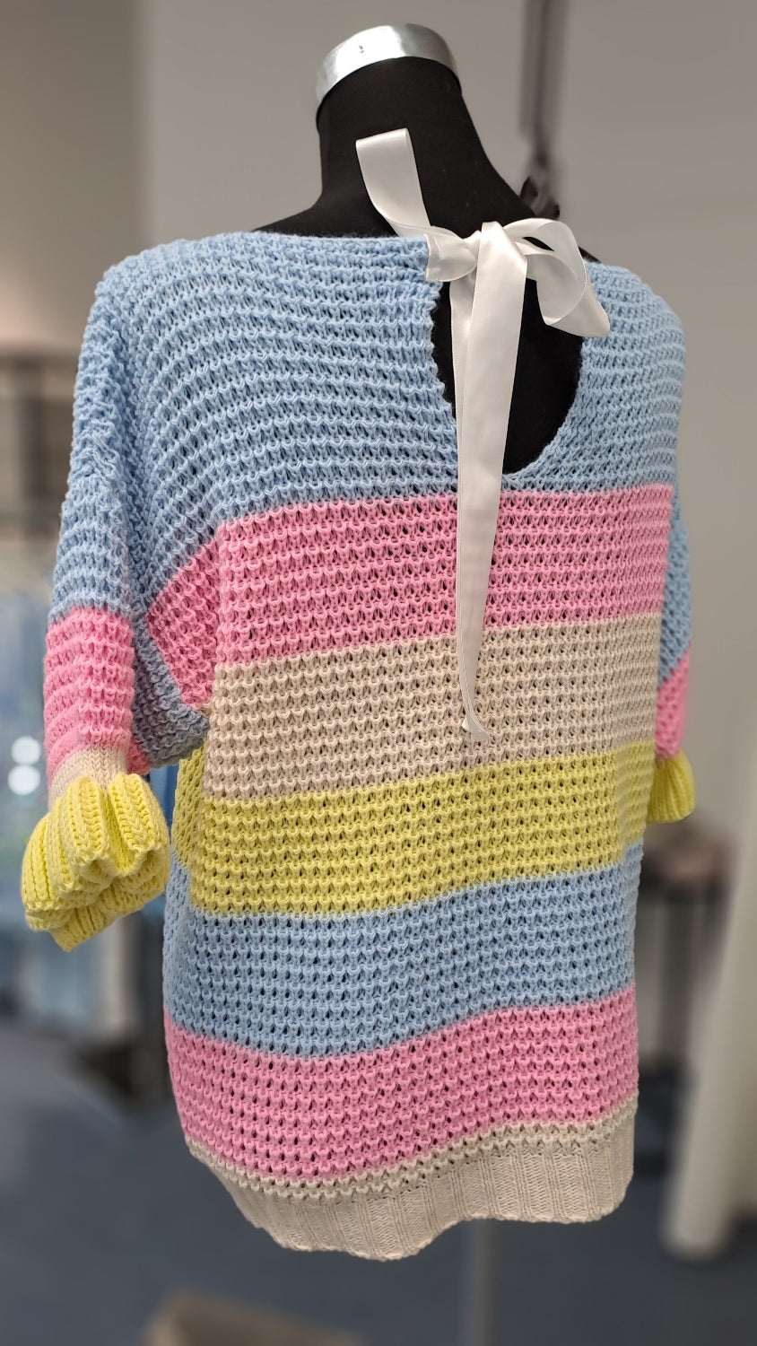 Young Collection Strickpulli Multicolor gestreift (Modell 2904)