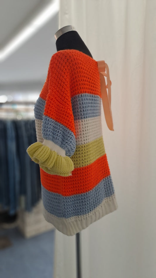 Young Collection Strickpulli Multicolor gestreift (Modell 2905)