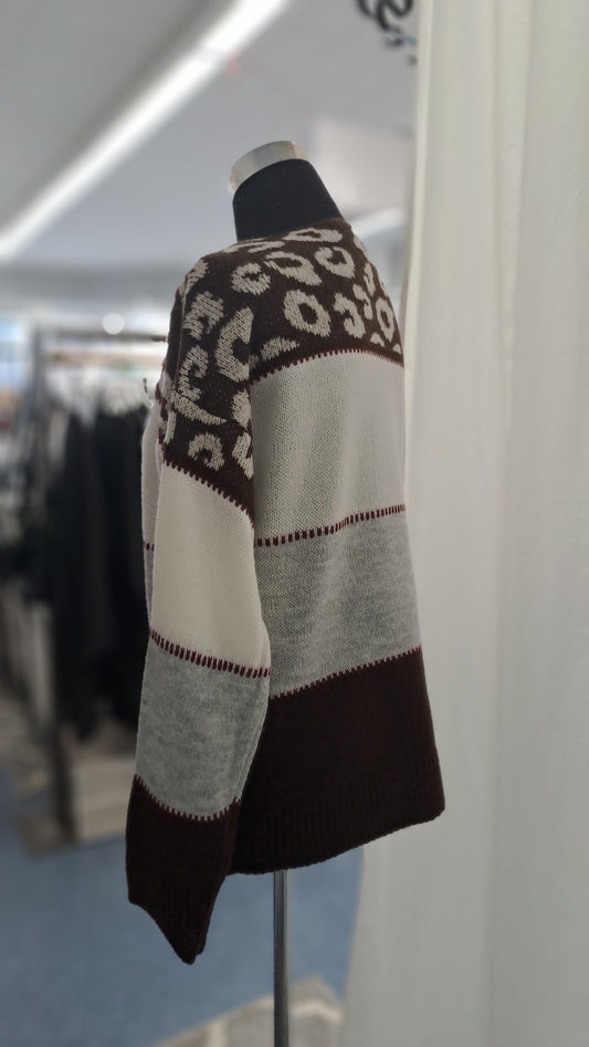 Charme Mode Pulli 31919 Braun