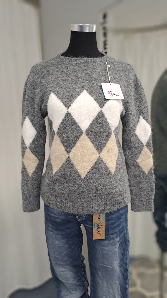 Liping Moda Pulli 34558 Grau