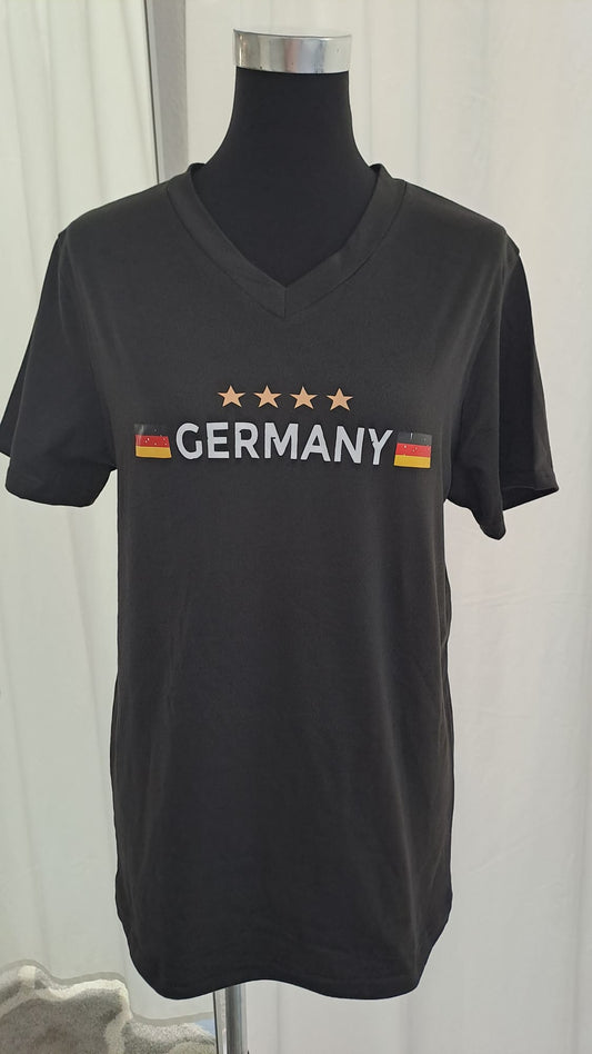 Deutschland Shirt Fan-Shirt 11071 Schwarz