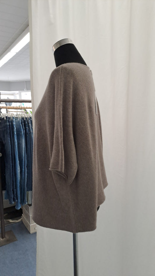 Young Fashion Feinstrickshirt 2302 Taupe