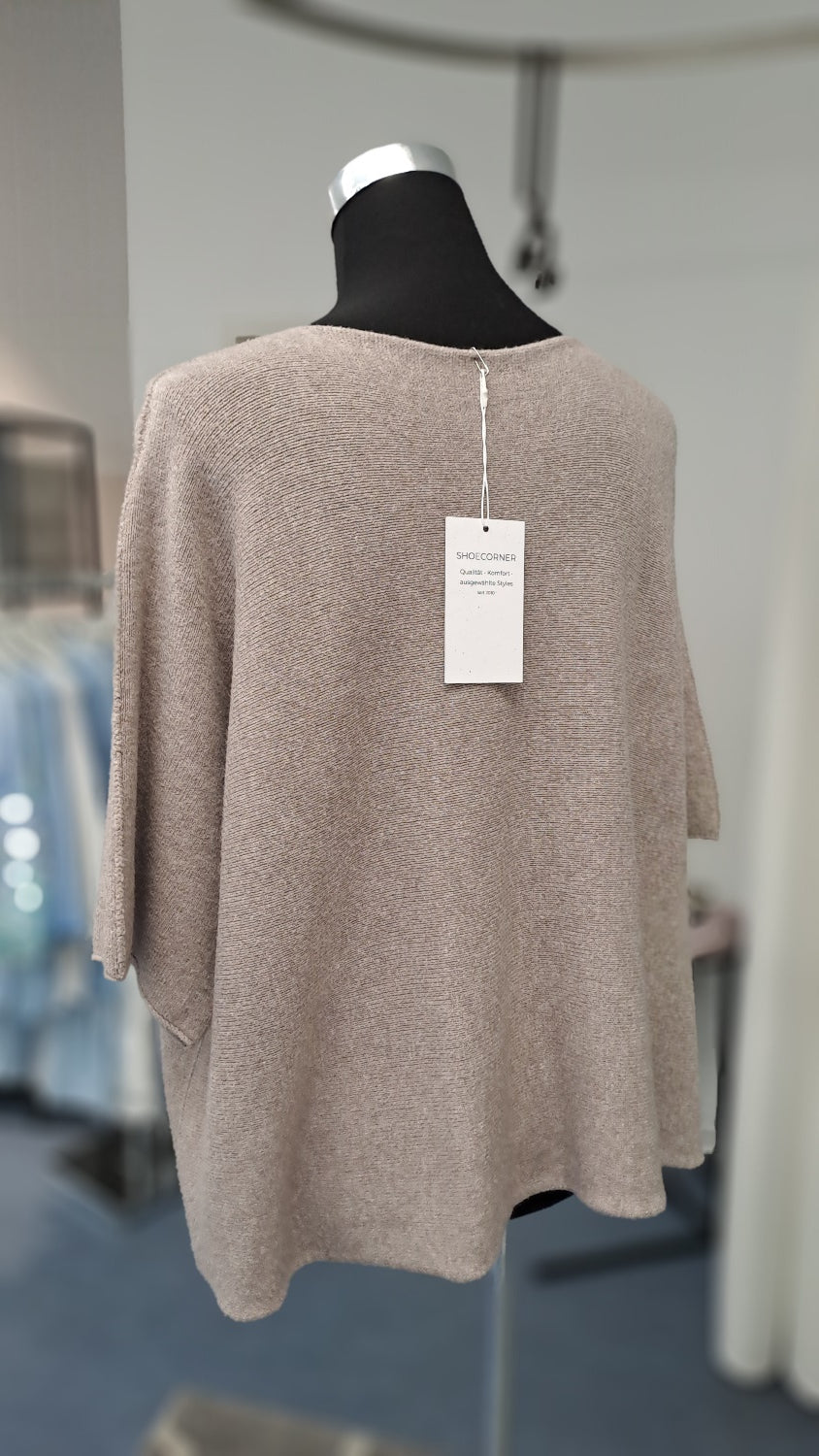 Young Fashion Feinstrickshirt 2302 Taupe