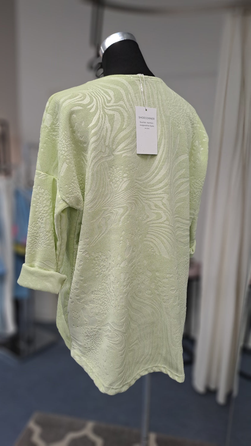 Young Collection Langarmshirt 2304 Hellgrün