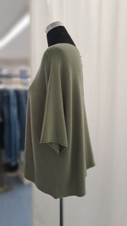 Young Fashion Feinstrickshirt 2304 Khaki