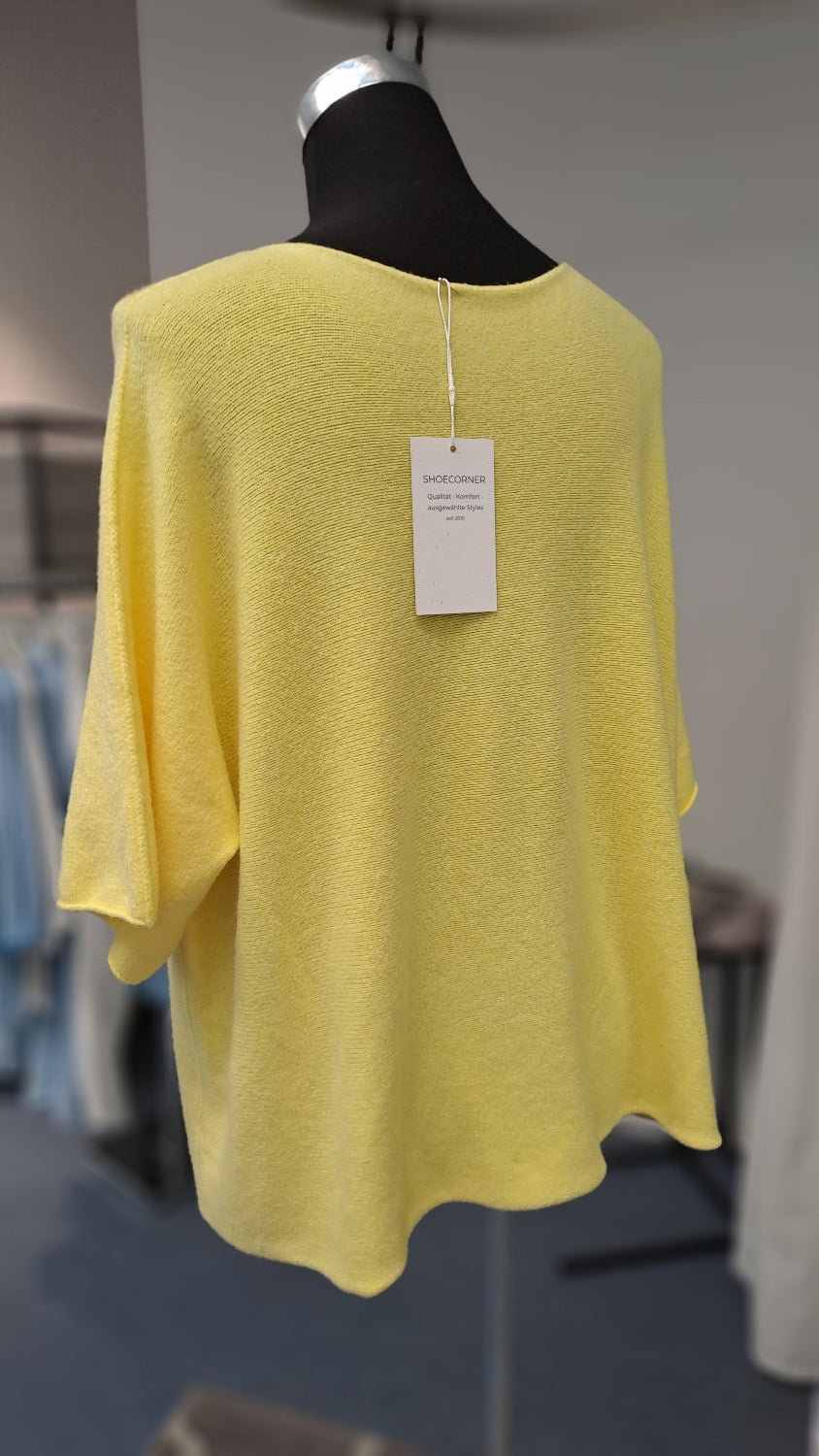 Young Fashion Feinstrickshirt 2306 Gelb