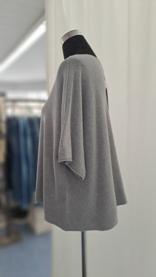 Young Fashion Feinstrickshirt 2307 Grau