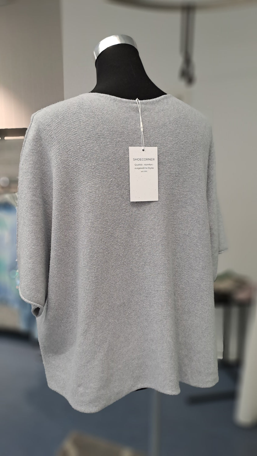 Young Fashion Feinstrickshirt 2307 Grau