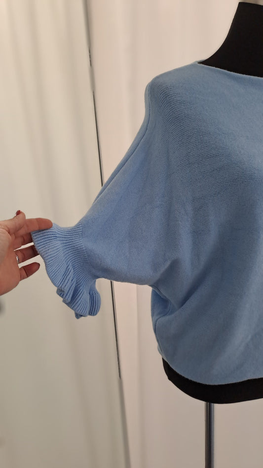 Young Fashion Feinstrickshirt 2911 Blau