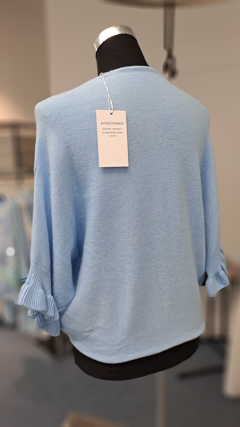 Young Fashion Feinstrickshirt 2911 Blau