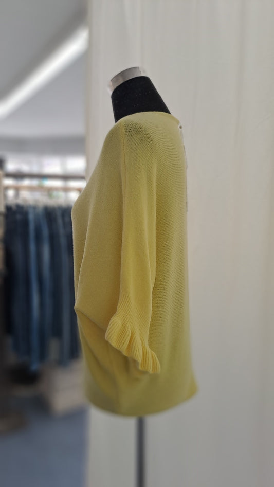 Young Fashion Feinstrickshirt 2914 Gelb