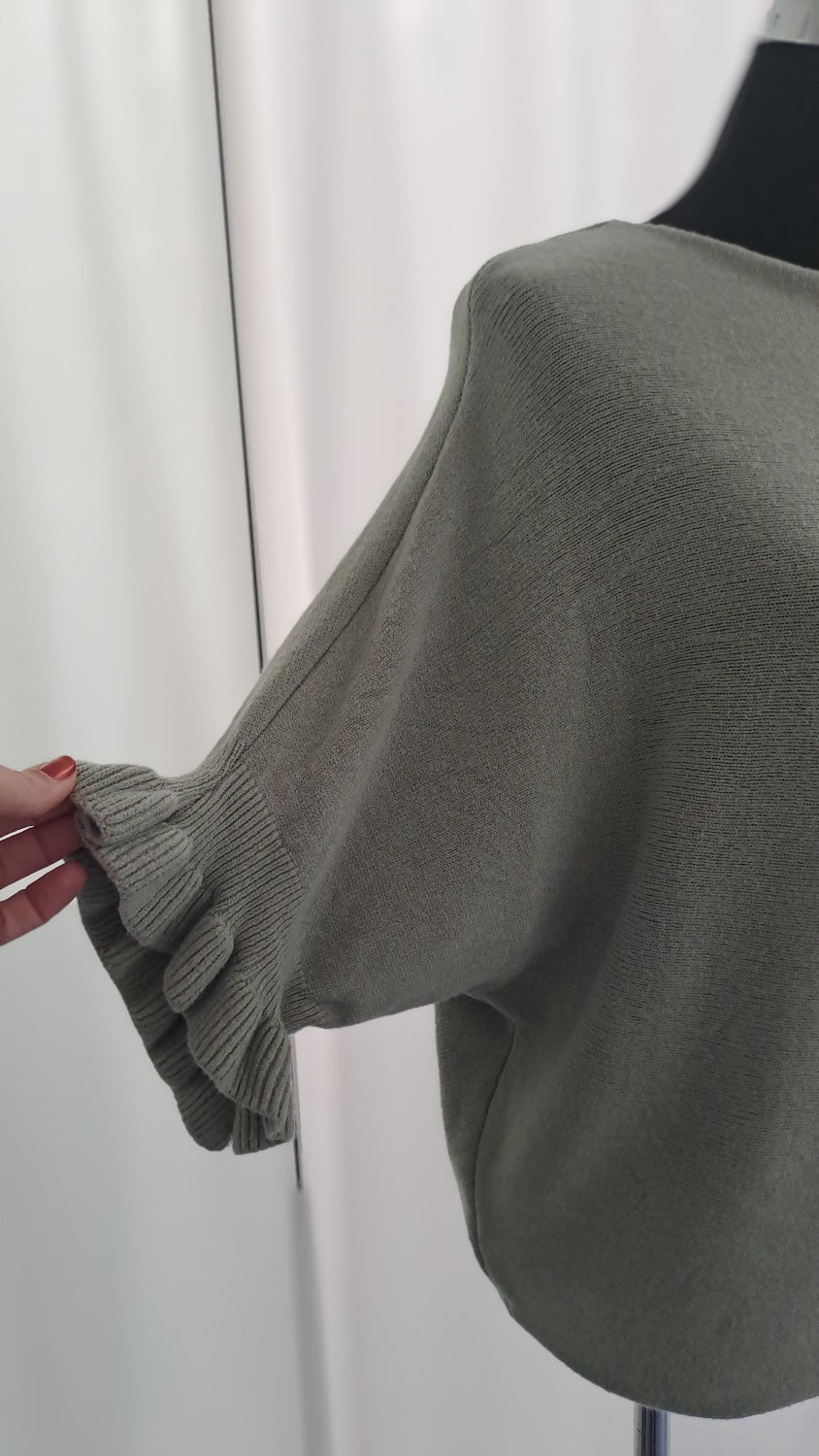 Young Fashion Feinstrickshirt 2916 Khaki