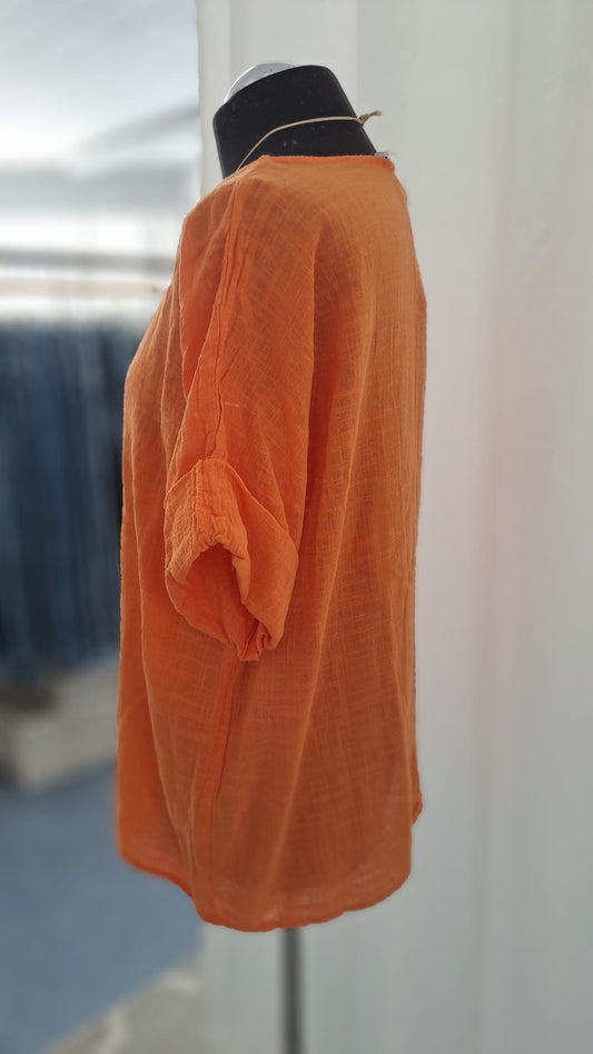 Young Collection Shirt 4137 Orange