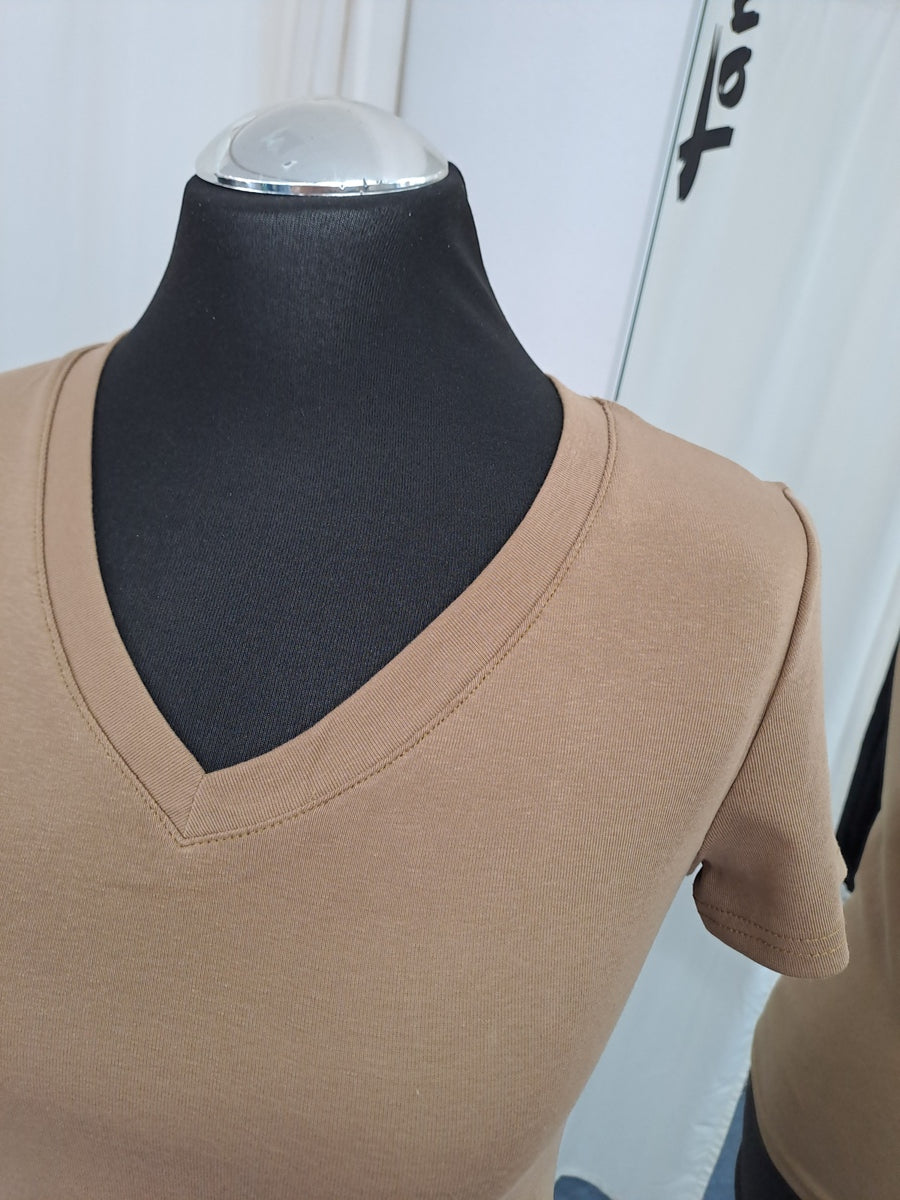 Vinceotto Shirt 7026 Kamel