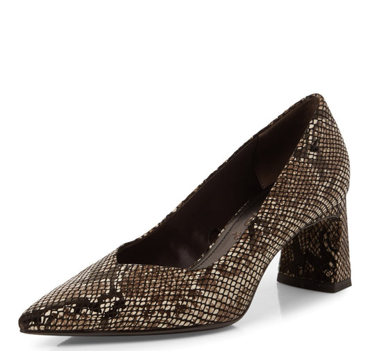 Tamaris Pumps 22453 Schwarz Snake