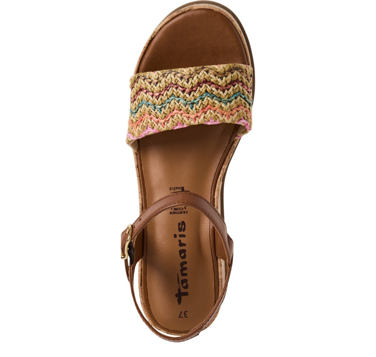 Tamaris Ledersandalette 28020 Cuoio
