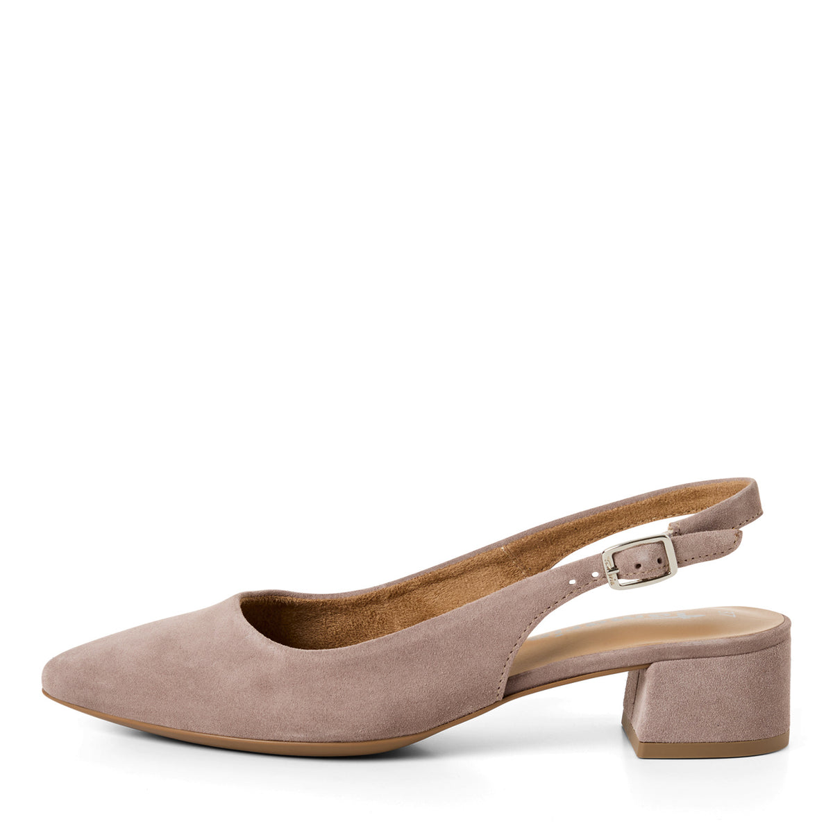 Tamaris Slingpumps 29500 Taupe | Leder & Touch-it Fußbett - Seitenansicht