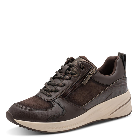 Tamaris Sneaker 23754 Mocca – Vegan & mit Wechselfußbett - Frontansicht