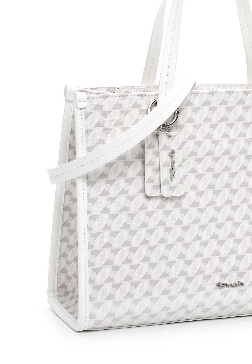 Tamaris Shopper 33789 Weiß - für Büro, City & Freizeit