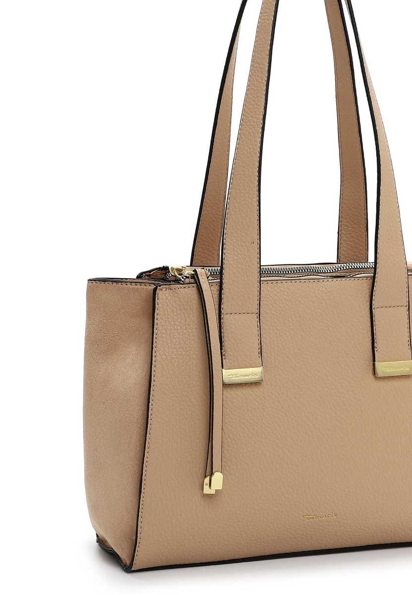 Tamaris Schultertasche 33875 Sand - für Büro, City & Freizeit
