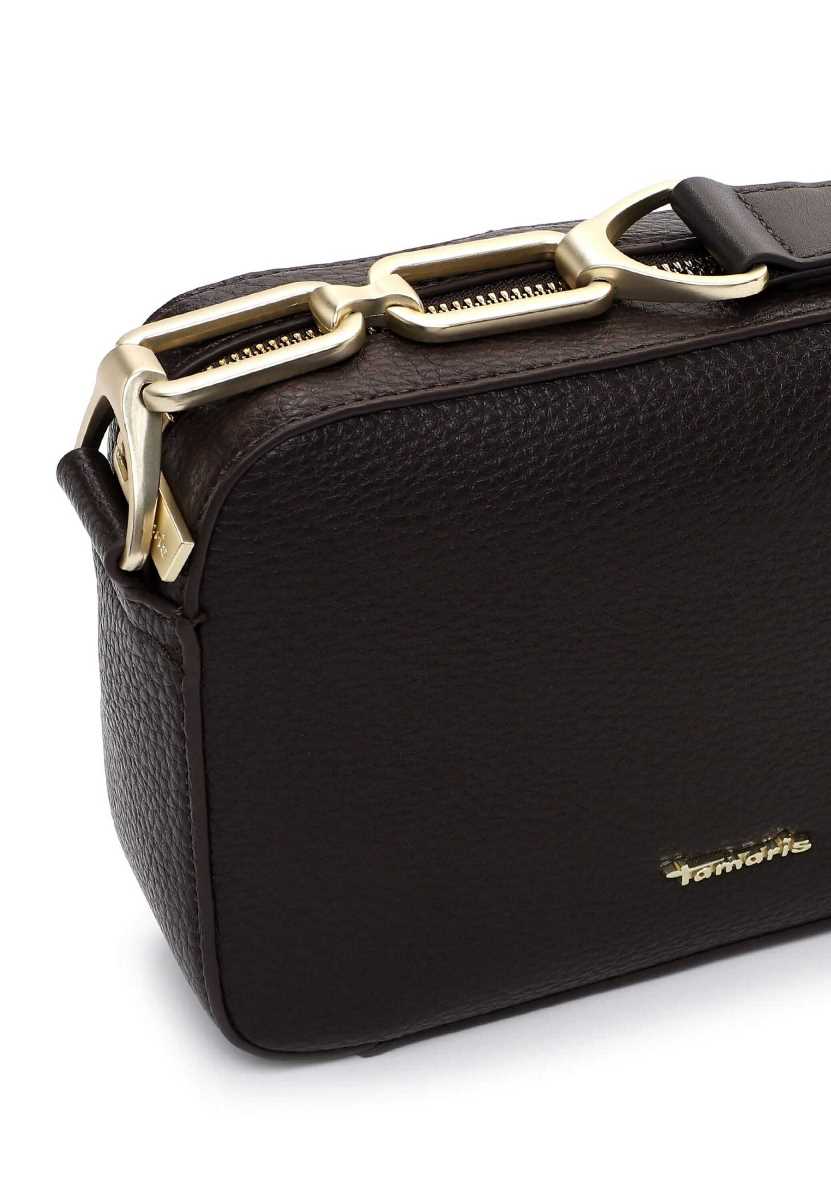 Tamaris Umhängetasche 34040 Dunkelbraun - Kleiner eleganter Alltagsbegleiter