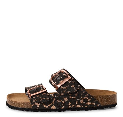 Tamaris 27503 Pantolette schwarz leopard