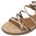 Tamaris 28103 Sandalette tan leo