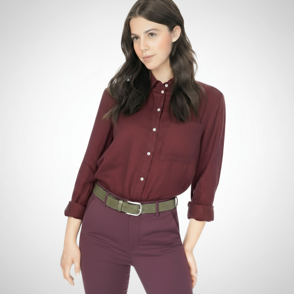 Kleidung in Beerentönen