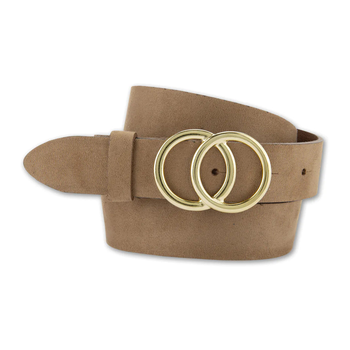 Bernd Götz Echtledergürtel in Camel mit Goldschließe | Modell 301695