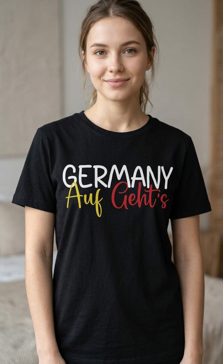 Deutschland Shirt Fan-Shirt 11073 Schwarz
