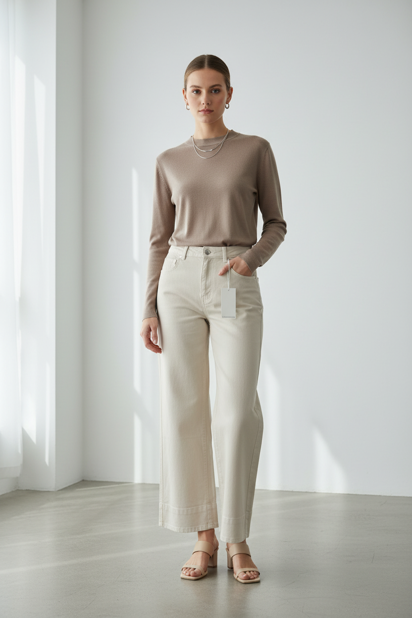 Melly & Co Jeans 5369 Beige